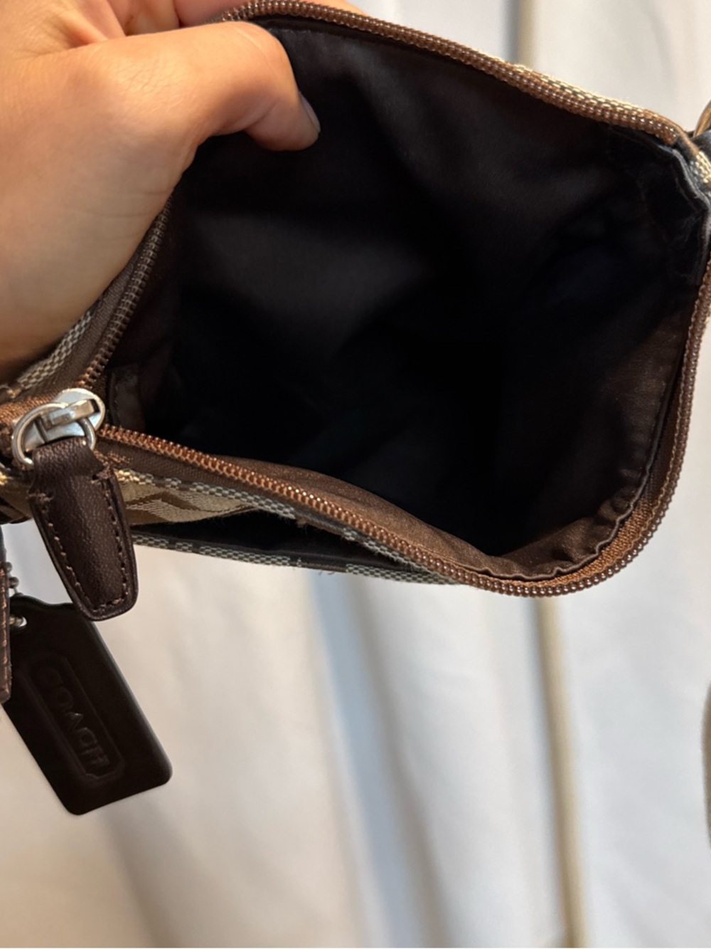 Coach Legacy Signature Stripe Swingpack Crossbody Bag - Picture 5 of 7